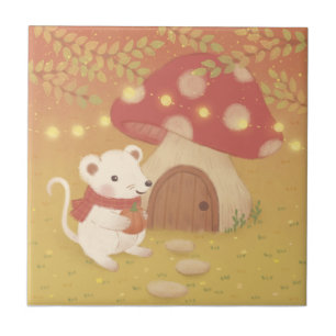 Happy Autumn Days with Mouse Tile