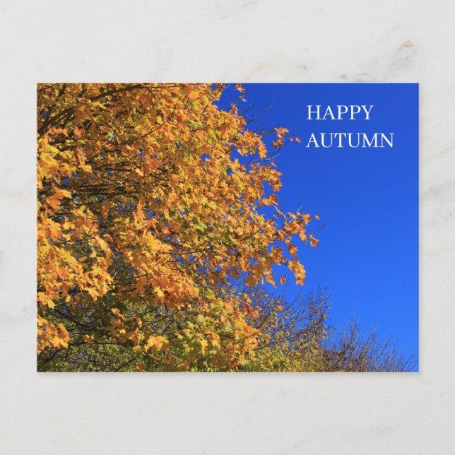 Happy autumn postcard (Front)