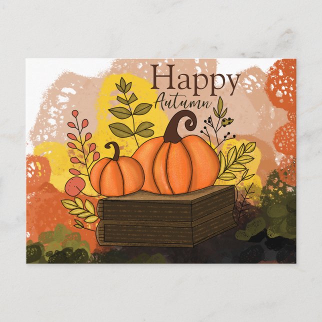 Happy Autumn  Postcard (Front)