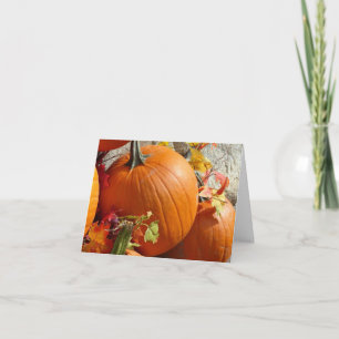 Happy Autumn Pumpkins Card