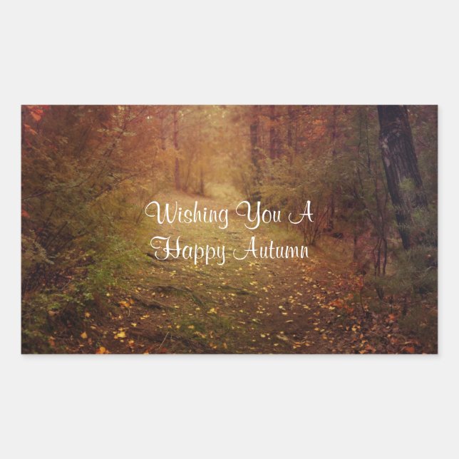 Happy Autumn Sticker (Front)