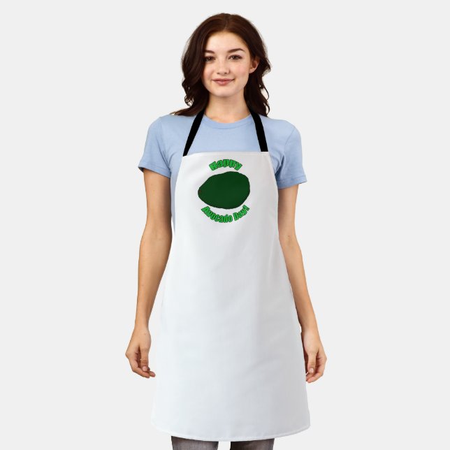 Happy Avocado Day! Apron (Worn)