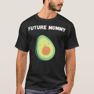 Happy Avocado Pregnant Mommy T-Shirt