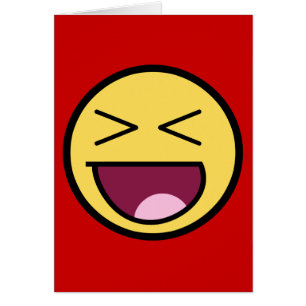 Happy Awesome Face Card