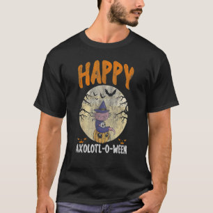 Happy Axolotl-O-Ween Cute Halloween Axolotl Hallow T-Shirt