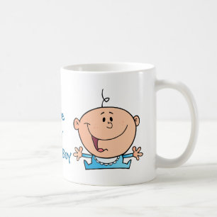 happy baby boy coffee mug
