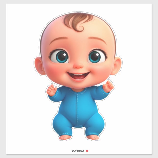 Happy Baby Cartoon (Sheet)
