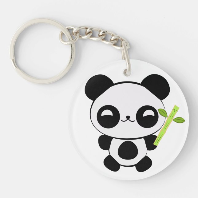 Happy Baby Panda Key Chain (Front)