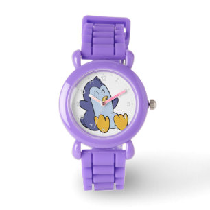 Happy Baby penguin choose background colour Watch
