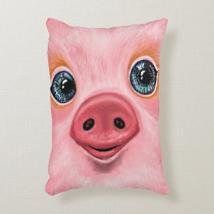 Happy Baby Pig Pillow - Smile