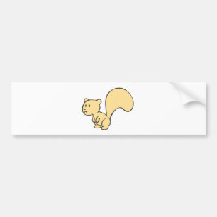Happy Baby Squirrel Bumper Sticker