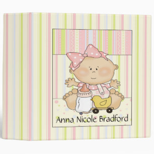 Happy Baby Stripes Album Binder