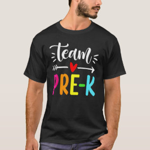 Happy Back To School Team Pre K Preschool Teacher  T-Shirt