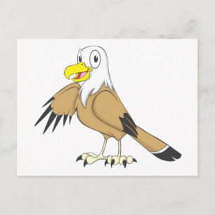Happy Bald Eagle Postcard