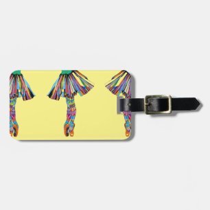 Happy Ballerina Luggage Tag