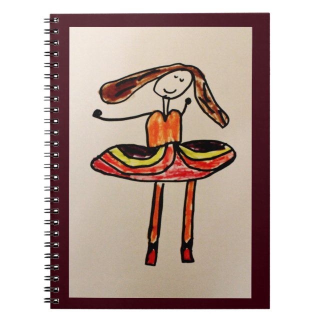 Happy Ballerina Notebook (Front)