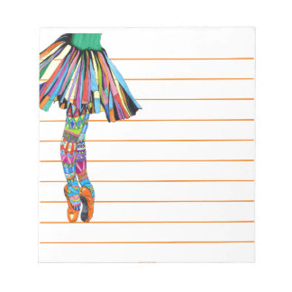 Happy Ballerina Notepad