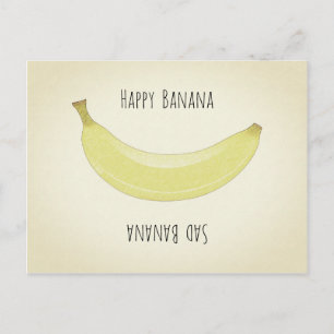 Happy banana postcard
