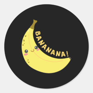 Happy Banana Sticker 