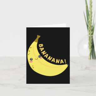 Happy Banana Sticker Card
