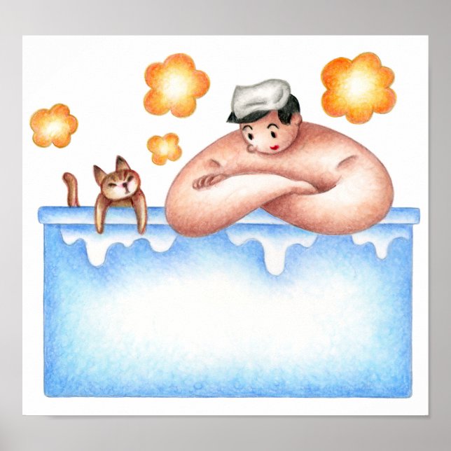 Happy bath time. poster (Front)