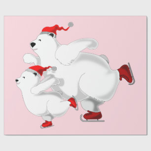 Happy Bear Christmas Wrapping Paper