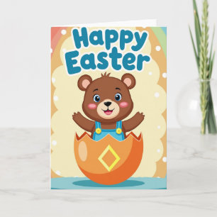 Happy Bear Hatching Day Card