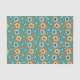 Happy Bear Kings Tissue Paper