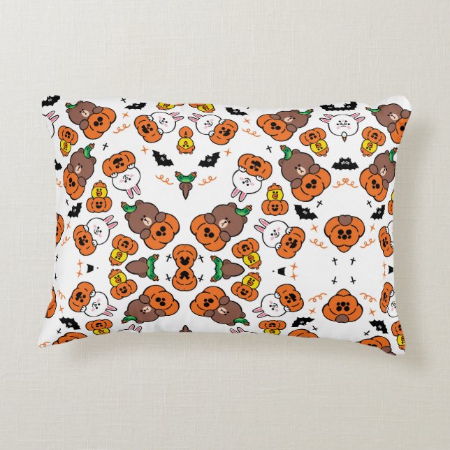 Happy Bears Accent Pillow (Back)