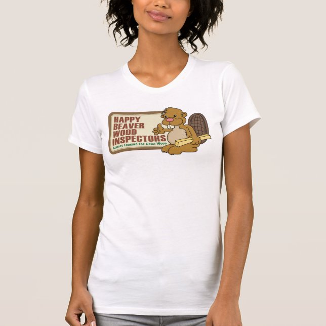 Happy Beaver 1 T-Shirt (Front)