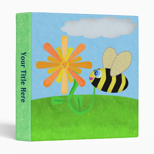 Happy Bee Binder (Front/Spine)