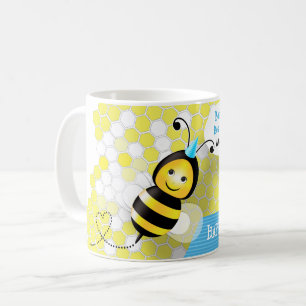 Happy Bee birthday mug