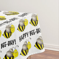 Happy Bee Day Bday Birthday Party Bumblebee Print