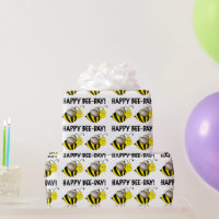 Happy Bee Day Bday Black Yellow Bumblebee Birthday