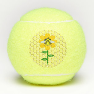 Happy Bee Day Birthday Bumblebee Tennis Balls