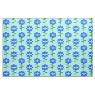 Happy Bee Day Boy Blue Birthday Bumblebee Fabric