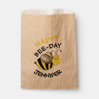 Happy Bee-Day Bumblebee Yellow Bumble Bee Birthday