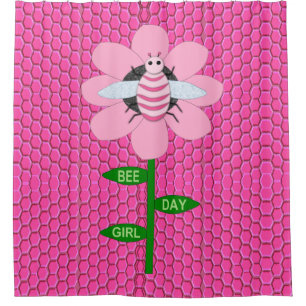 Happy Bee Day Girl Pink Birthday Bumblebee
