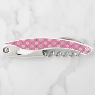 Happy Bee Day Girl Pink Birthday Bumblebee Corkscrew