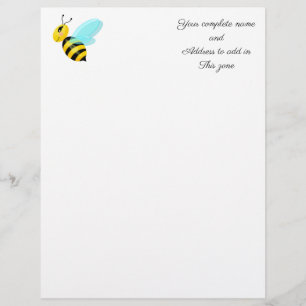 Happy Bee Letterhead