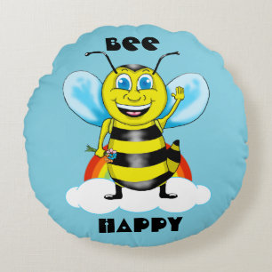 Happy Bee Pillow