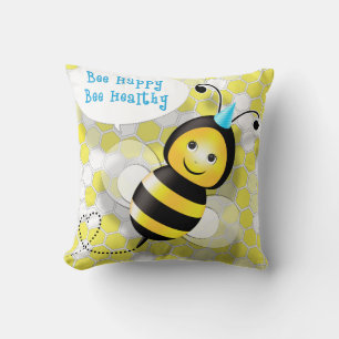 Happy Bee Pillow