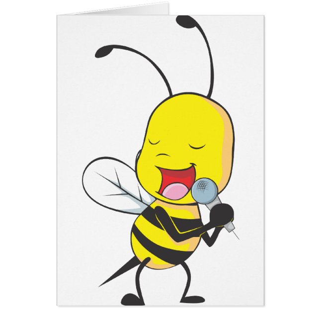 Happy Bee Singing (Front)