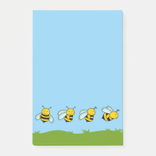 Happy Bees Post-It Notes