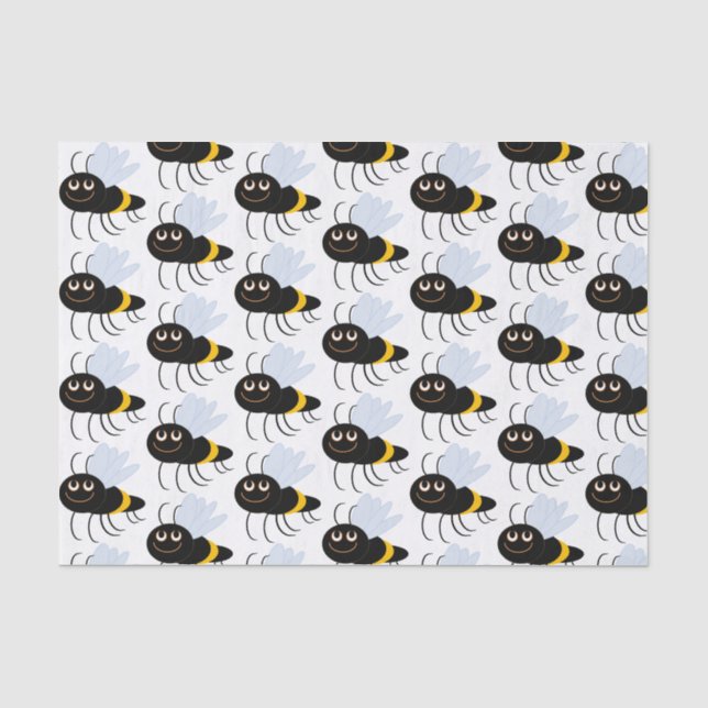 Happy Bees Tissue Paper (Front)