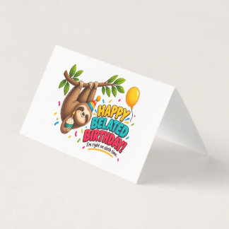 Happy Belated Birthday Funny Late Birthday Celebra