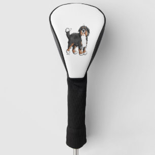 Happy Bernese Mountain Dog - Comic - Dogs - Cartoo Golf Head Cover