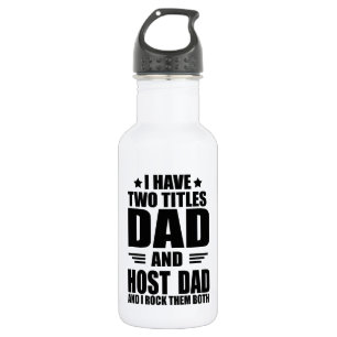 Happy best fathers day gift ideas good host dad 532 ml water bottle