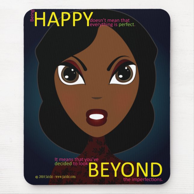 Happy Beyond Mousepad (Front)