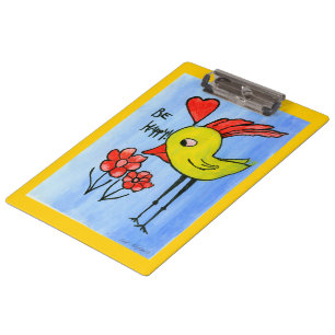 Happy Bird Clipboard